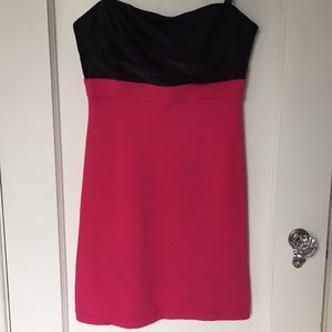 BCBGMaxAzria Strapless Cocktail Dress